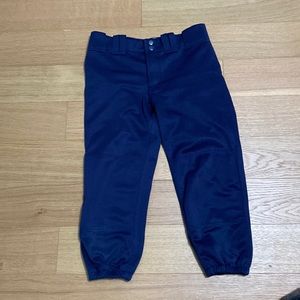 Mizuno Womens navy performance softball pants size small